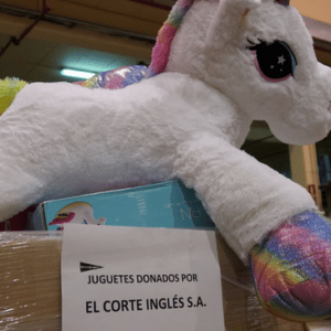 Donación juguetes El Corte Inglés