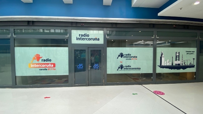 Nuevos estudios de Radio Intercoruña.