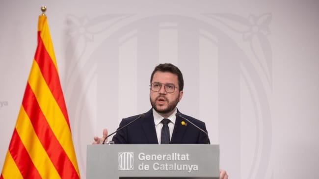 Pere Aragonès generalitat cataluña
