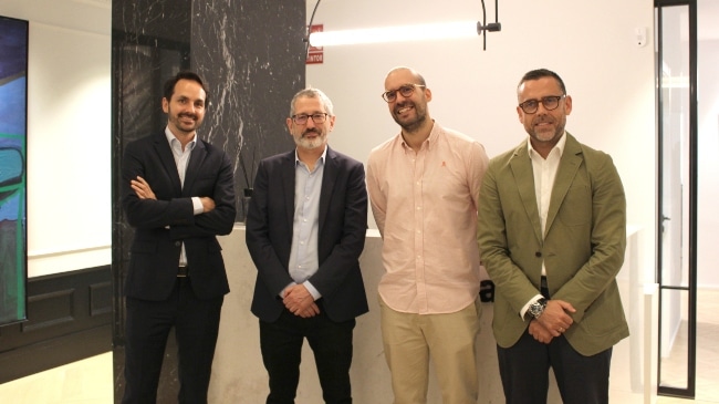 Luis Tejero, Carlos Martín Urriza, Pablo Gallego y Jaime Suárez.