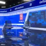 Plató de Informativos Telecinco - Mediaset