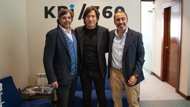 Pablo Beltrán, Antonio Montero y Juan Ángel Rodríguez