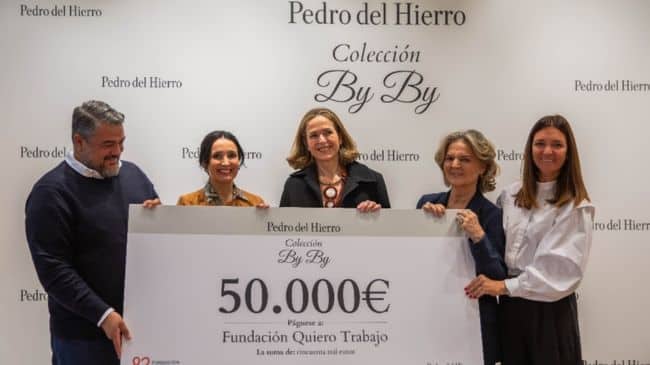 Pedro del Hierro apoya con 50.000 euros a la Fundación Quiero Trabajo