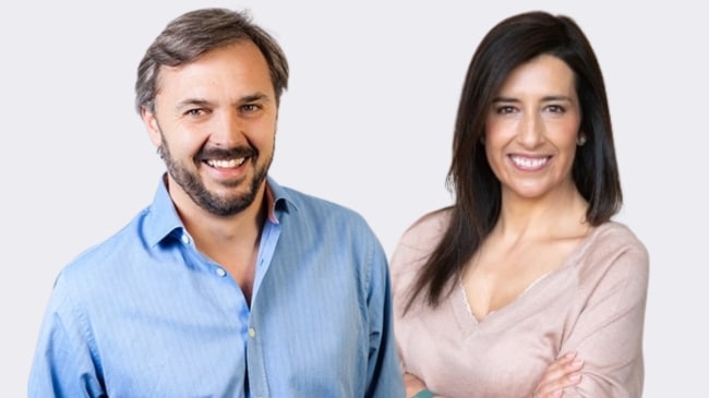 Oscar Dorda y Cristina Barbosa