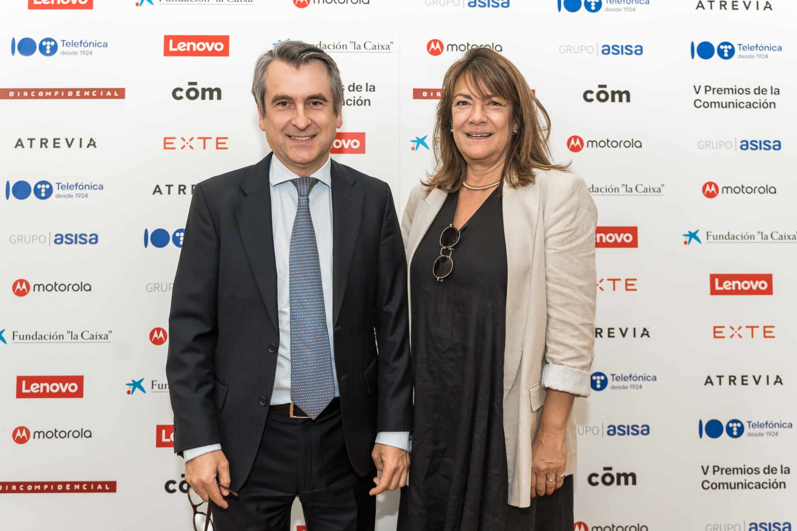 Higinio Martínez Gracia (OmnicomPRGroup España y Portugal) y Patricia Coronado (OmnicomPRGroup España)