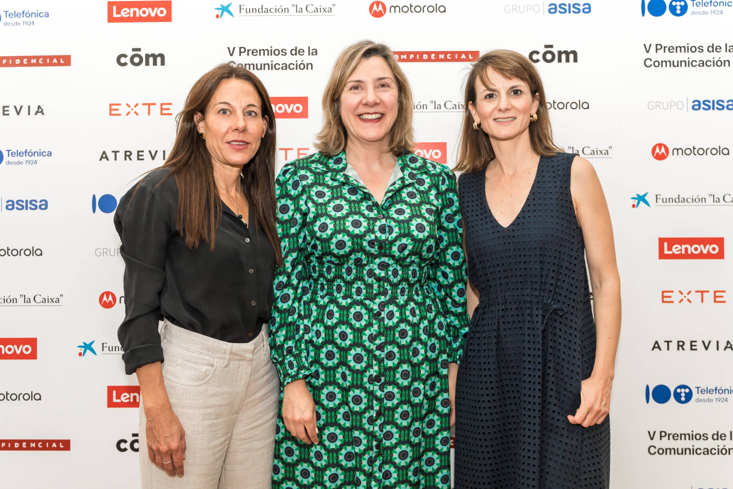 María Díaz (Esade), Esther Roure (CaixaBank) y Susanna Arasa (IESE)