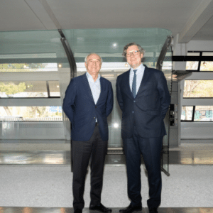 Alexandre Roubaud (dcha) y Carlos Barón (izq)