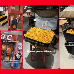 KFC se disculpa por sus 'patatas ransias' y responde regalando 17 toneladas gratis