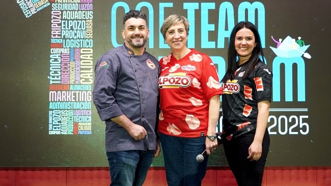 Almudena Mula, María Sánchez y Javier Caballero - elpozo