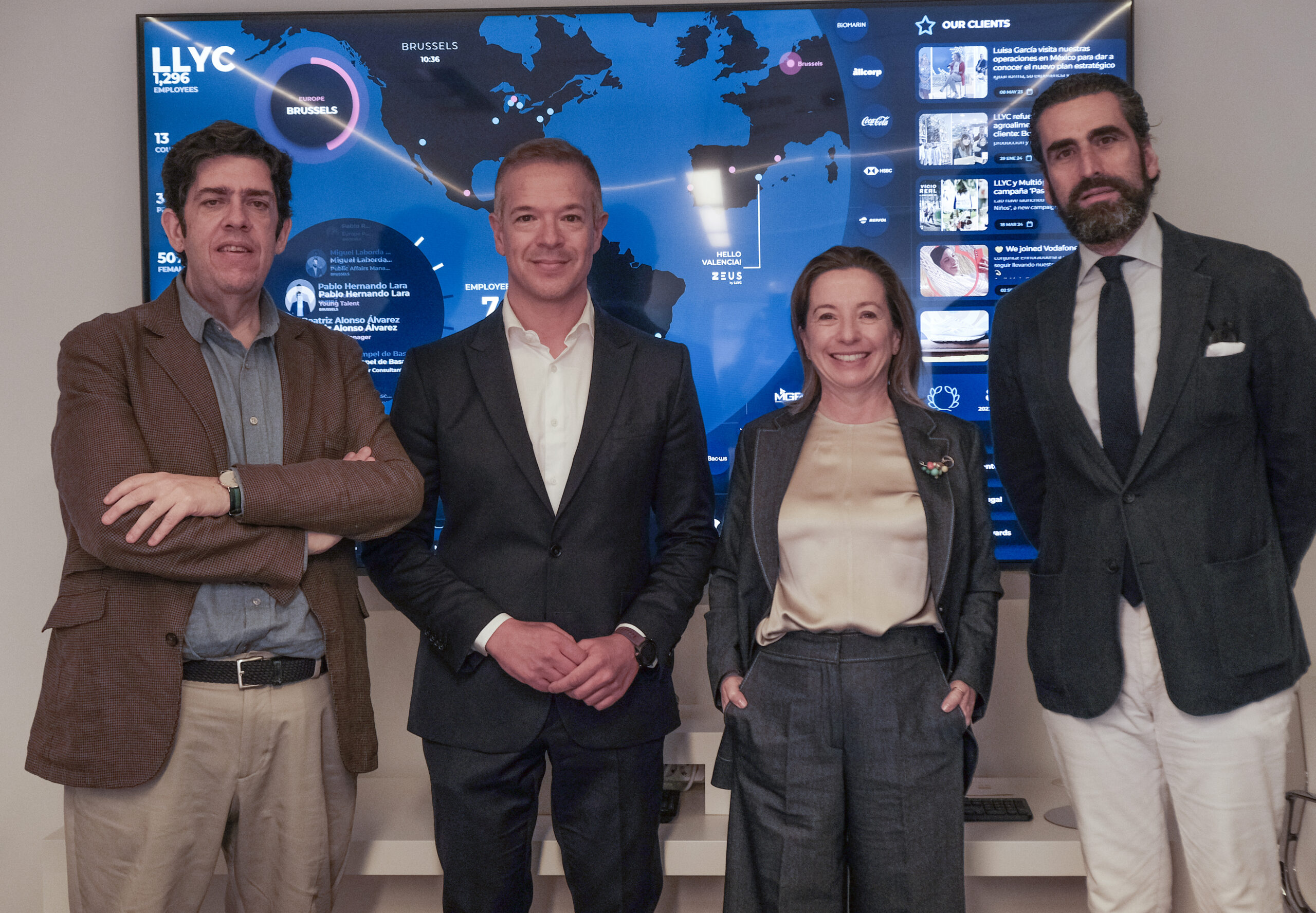 Jorge López Zafra, Ander Gil, Luisa García e Iñaki Ortega - LLYC