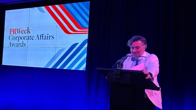 Tomás Matesanz PRWeekAwards