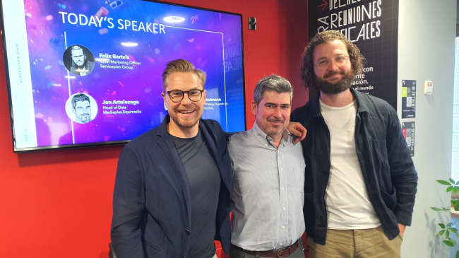 De izda. a dcha.: Felix Bartels, Jon Artolozaga y Oskar Trautmann