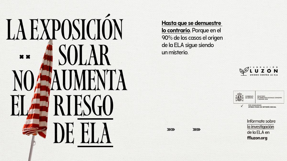 Fundación Luzón lanza “Nada causa ELA”, una campaña para visibilizar la falta de conocimiento sobre la enfermedad