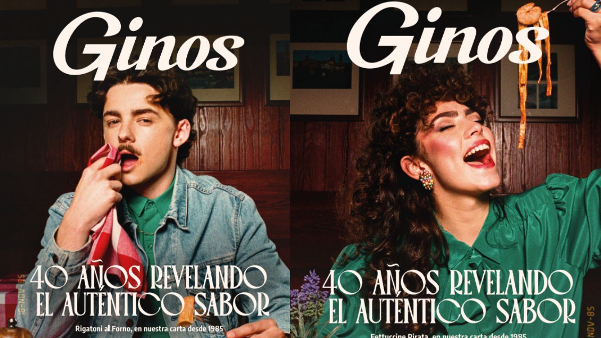 Ginos celebra su 40 aniversario con una campaña nostálgica y una acción especial para los ‘cuarenttones’
