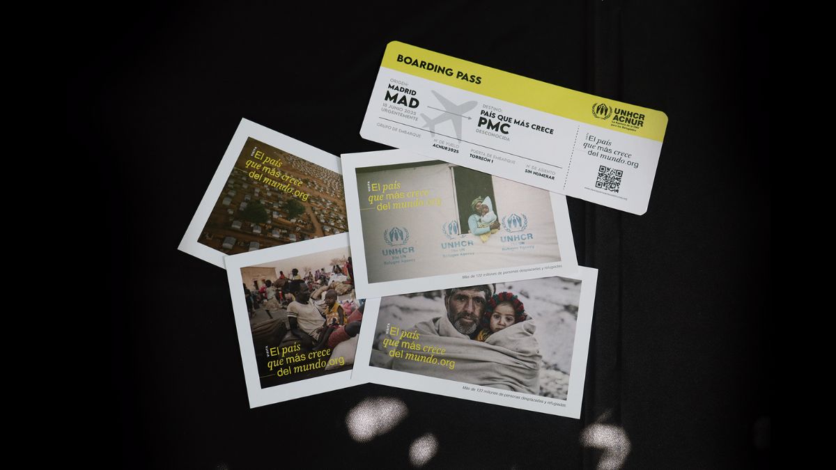 Dentsu creative Iberia, en colaboración con Acnur España, crea “el país que más crece del mundo”