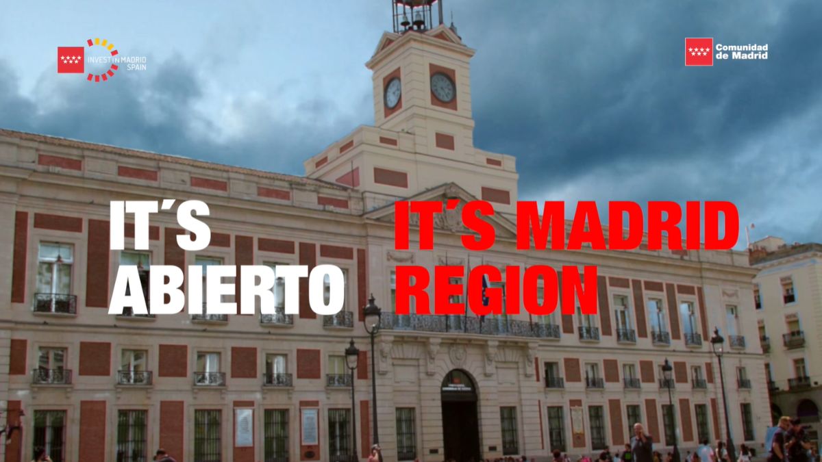 Sra. Rushmore impulsa la nueva campaña internacional de Invest in Madrid con “It’s Abierto, It’s Madrid Region”