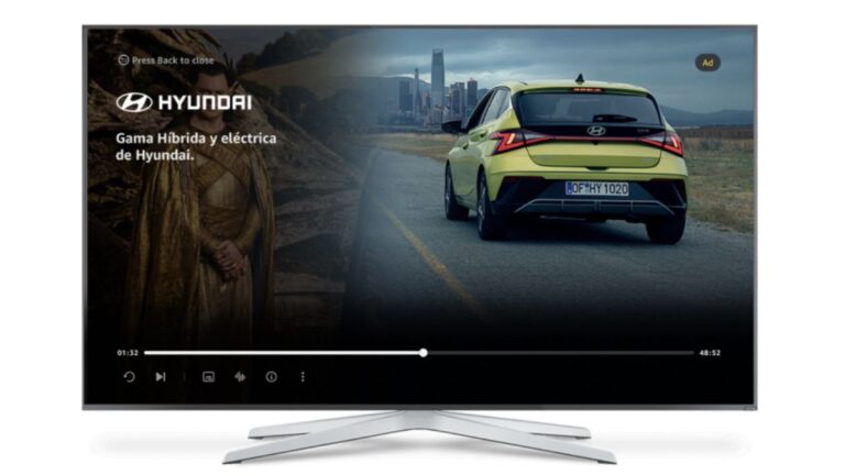 Hyundai primera marca de automoción en lanzar pause ads en Amazon Prime Video en España