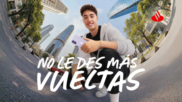“No le des más vueltas”: la nueva campaña del Santander con el youtuber Plex como protagonista