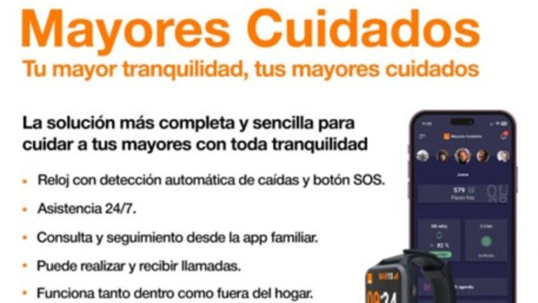 Orange lanza “Mayores Cuidados”: la mejor asistencia para las personas mayores y tranquilidad para su familia