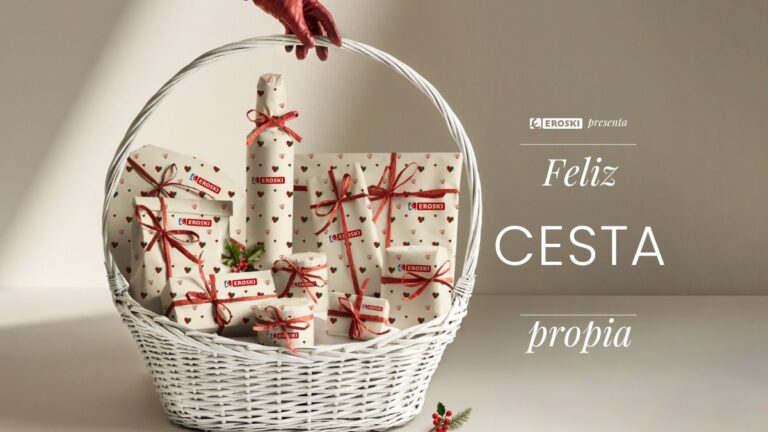 Eroski presenta una cesta navideña "marcapropista"