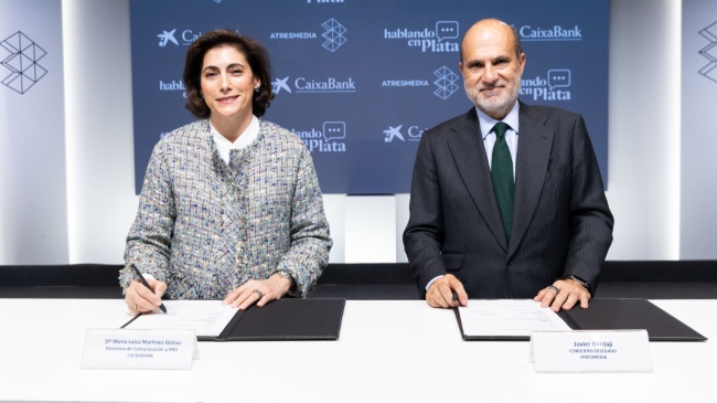 María Luisa Martínez Gistau y Javier Bardají - Caixabank - Atresmedia