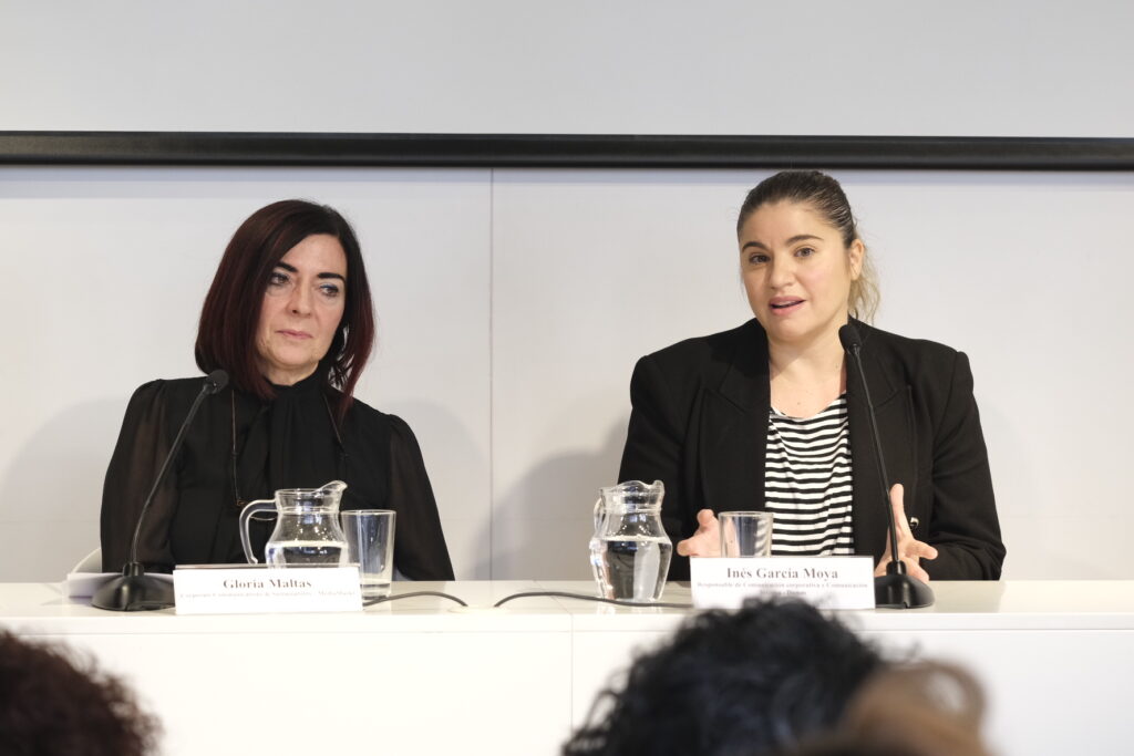 Gloria Maltas (izda.) e Inés García Moya