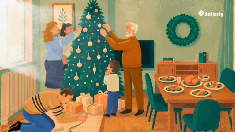 Solarig celebra la Navidad con una animación que conecta paisajes y personas de todo el planeta a través de un “hilo verde” de energía