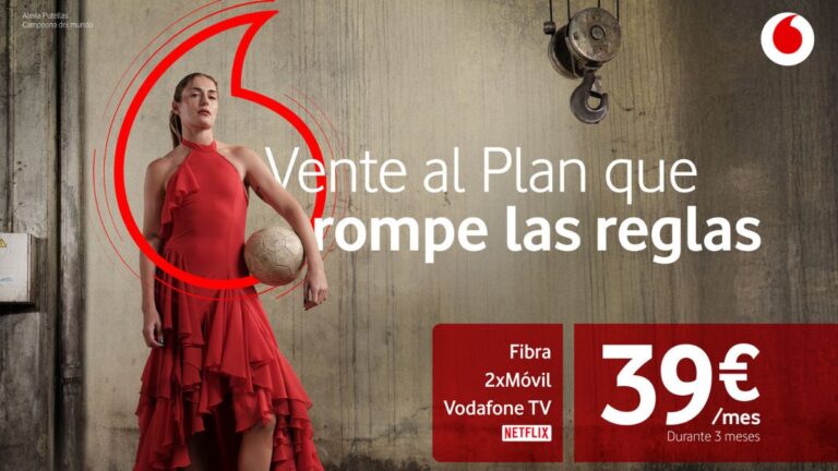 Vodafone y Alexia Putellas se unen para “cargarse” las reglas de la telefonía