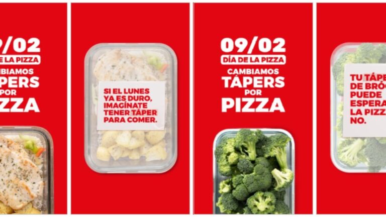 Telepizza cambia tu táper recalentado por pizza para alegrarte el lunes (y el corazón)