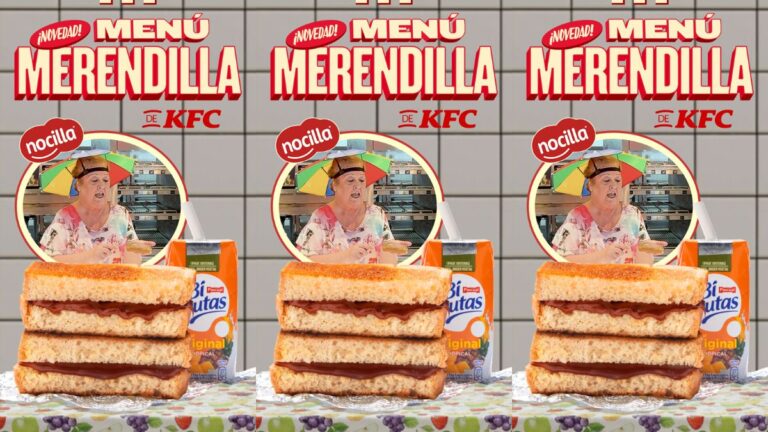 KFC lanza el “Menú Merendilla” junto con La Pepi y Nocilla