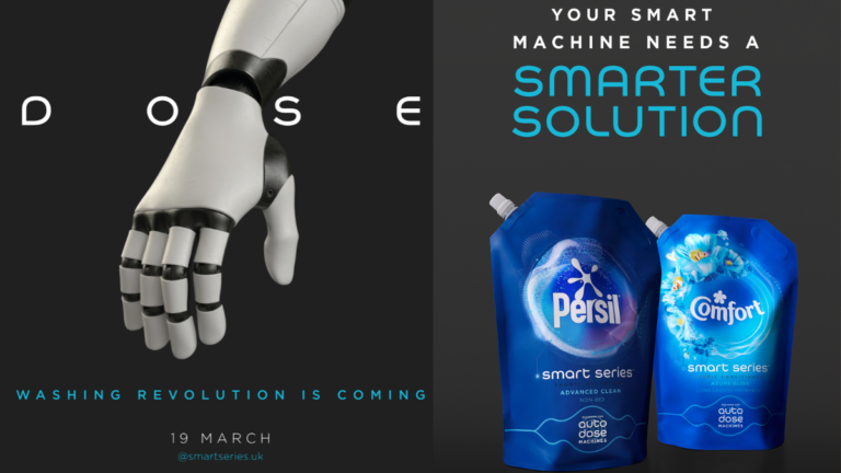 Lola Madrid lanza 'D.O.S.E.' para Persil y Comfort: La campaña que presentó un robot de IA para demostrar que no lo necesitas