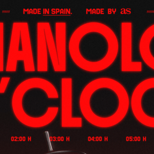 MANOLO´CLOCK de AS, el despertador de MANOLO el del bombo para los partidos nocturnos del mundial