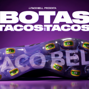 Taco Bell crea las primeras botas de fútbol con tacos que son tacos