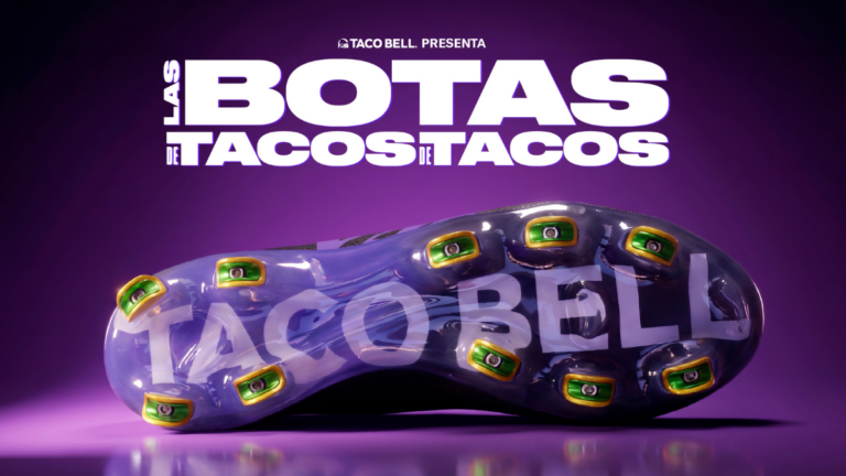 Taco Bell crea las primeras botas de fútbol con tacos que son tacos