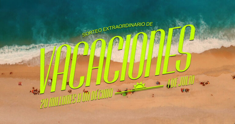 Campaña veraniega para el sorteo extraordinario de vacaciones de lotería nacional