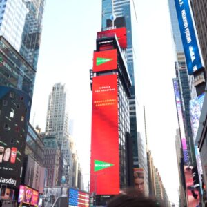 El Corte Inglés lleva el apoyo a la Selección Española a la pantalla más icónica de Nueva York en la final del Mundial