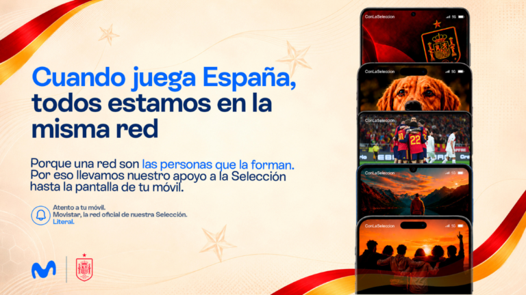Movistar llevará ConLaSelección a la pantalla de sus clientes para apoyar a la Selección Española