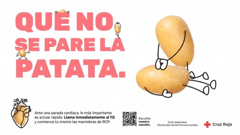 Cruz Roja Española y Manifiesto convierten el cuidado del corazón en una canción con “Cuida tu patata” 