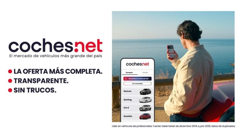 Nueva campaña coches.net este 2026 para aportar confianza entre tanto ruido