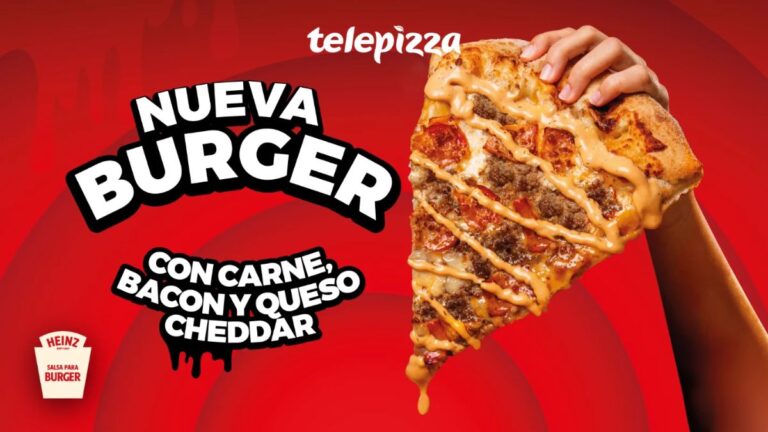 Telepizza junta a la gente en su nueva campaña con su nueva pizza Burger a un precio irresistible