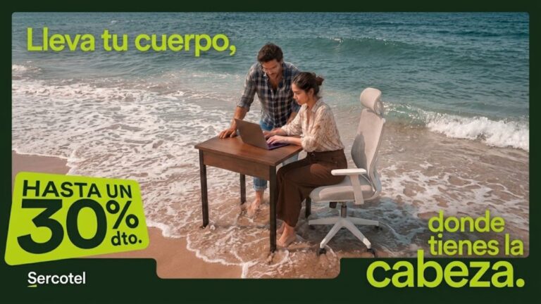Sercotel desafía a la rutina en su nueva campaña: “Lleva tu cuerpo donde tienes la cabeza”